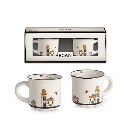 SET 2 XÍCARA ESPRESSO PORCELANA LE CASETTE