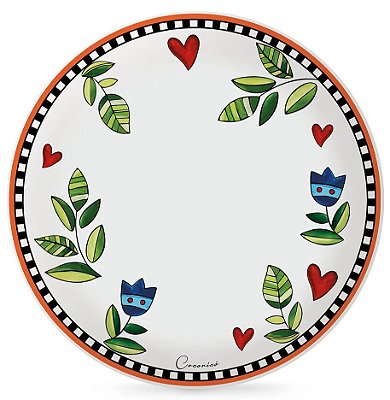 PRATOS RASOS LARANJA COCORICO