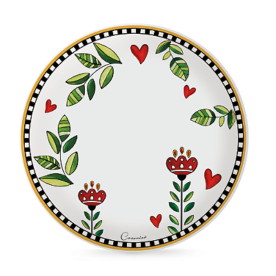 PRATOS RASOS AMARELOS COCORICO