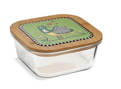 POTE QUADRADRO VERDE COCORICO