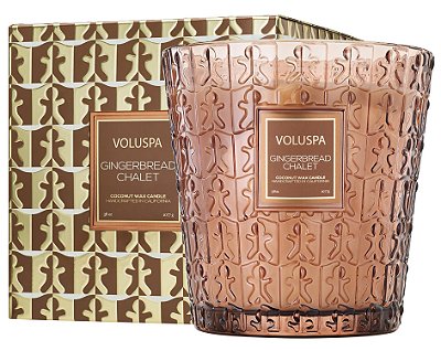 VELA VASO PEDESTAL 3 PAVIOS GINGERBREAD CHALET