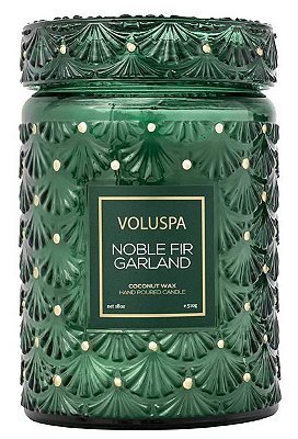 VELA POTE VIDRO G TAMPA NOBLE FIR GARLAND