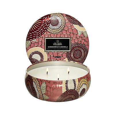 VELA LATA 3 PAVIOS 60H MANDARINO CANNELA