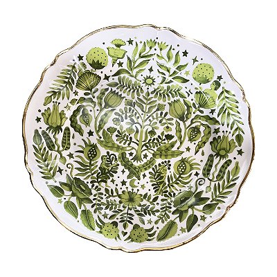 Sousplat Floral Verde BITOSSI