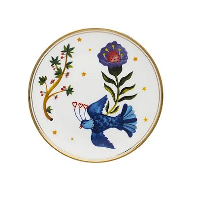 Prato Pão Floral Vintage BITOSSI