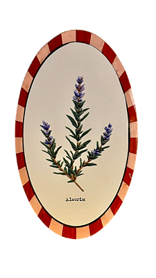 Azulejo Oval - Alecrim
