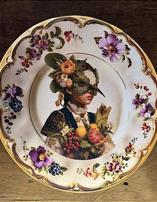 Azulejo Redondo Beija-Flor