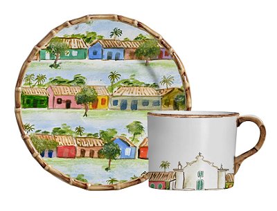 XÍCARAS DE CHÁ QUADRADO TRANCOSO