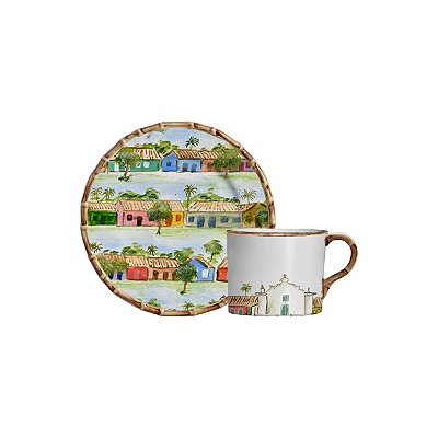 XÍCARAS DE CHÁ QUADRADO TRANCOSO