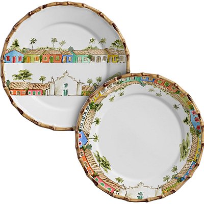 PRATOS RASOS QUADRADO TRANCOSO