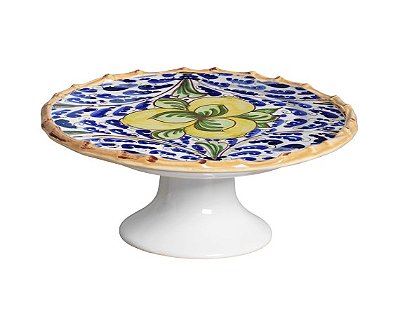 PORTA PETIT FOUR GROVE LEMON AMARELO