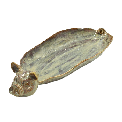 BANDEJA DECORATIVA AMASSADA DE PORQUINHO