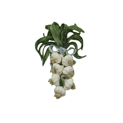 RESTIA DE ALHO COM LAÇO LISTRADO