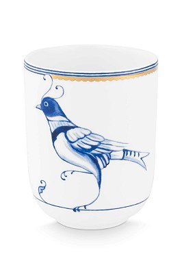 Caneca Pequena Sem Alça Branca - Pip & The Blue Bird