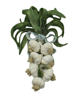 RESTIA DE ALHO COM LAÇO LISTRADO