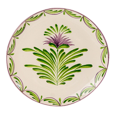 PRATOS SOBREMESA FLOR DE ALCACHOFRA