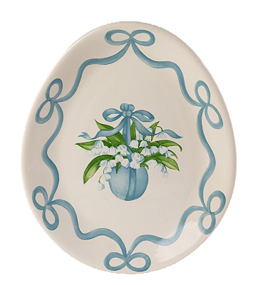 PRATOS OVAIS G CHARLOTTE AZUL