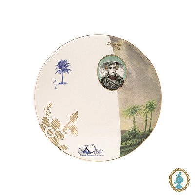 Prato Fundo 18 Palm Branco - Heritage