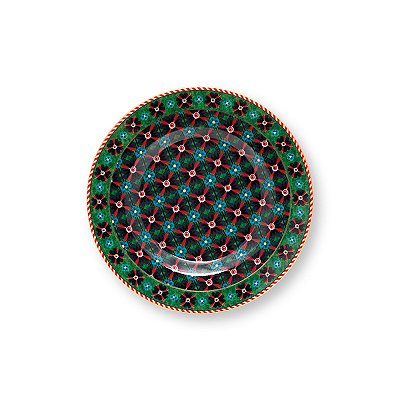 Prato Petit Four Clover Verde - Berry Blues