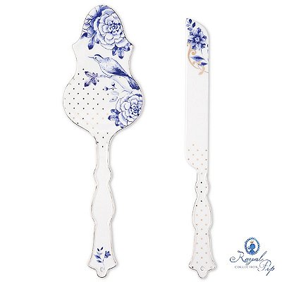 Espátula e Faca de Bolo - Royal White
