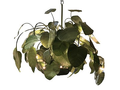 LUSTRE DE FOLHAS DE TAIOBA