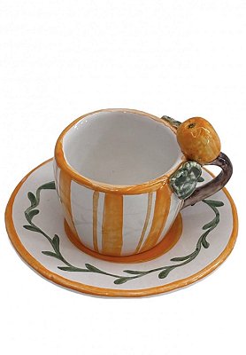 XÍCARA DE CAFÉ DE LARANJA