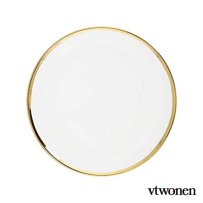 Prato de Sobremesa Gold Edge - vtwonen
