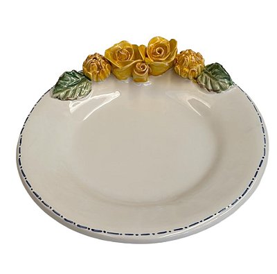 PRATO RASO ROSAS AMARELAS