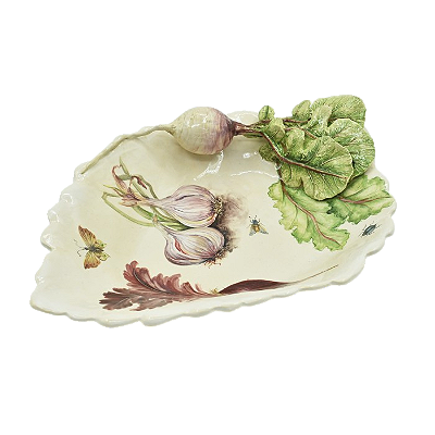 BANDEJA FOLHA DECORATIVA P APLICAÇÃO DE RABANETE E DESENHO