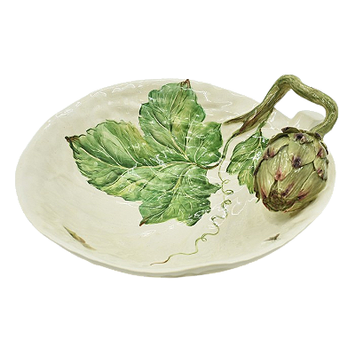 BOWL DE REPOLHO G COM APLICAÇÃO DE ALCACHOFRA