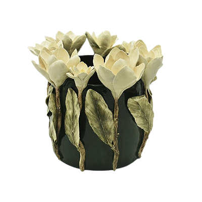 CACHEPOT MG VERDE MUSGO DE MAGNÓLIA