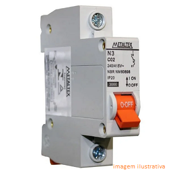 MINI DISJUNTOR 3KA CURVA C