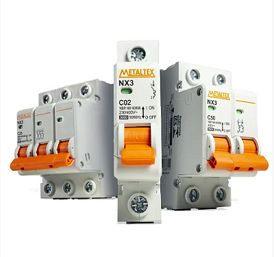 MINI DISJUNTOR 3KA 2 PÓLOS CURVA C 2A