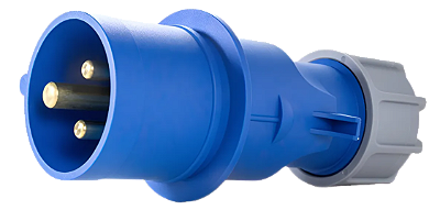 PLUG MACHO 32A 2P+T 6H 220V IP44