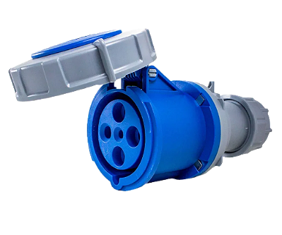 ACOPLAMENTO IND. 63A 3P+T-9H 220v IP44