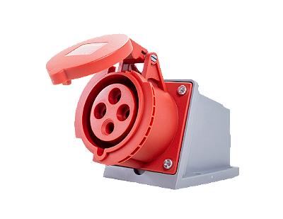 TOMADA DE SOBREPOR 32A 3P+T 6H 380V IP44