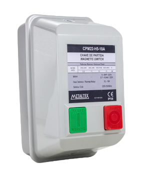 Caixa de Partida IP56 5-6CV 220V | Ajustável