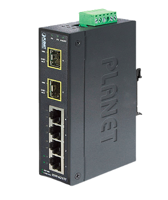 Switch Ethernet Industrial 6 portas Não Gerenciável