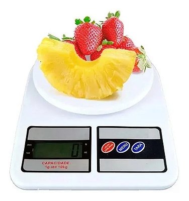 Kit Balança Digital Cozinha 10kg E Colher 500g Alta Precisão