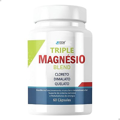 TRIPLE MAGNÉSIO BLEND 60 CÁPSULAS