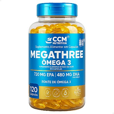 MEGATHREE ÔMEGA 3 DA CCM NUTRITION
