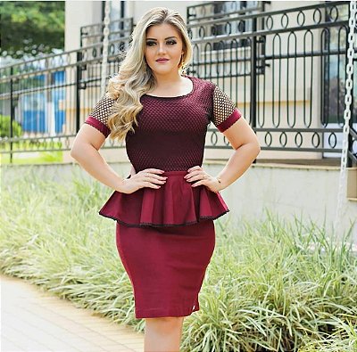 VESTIDO PEPLUM