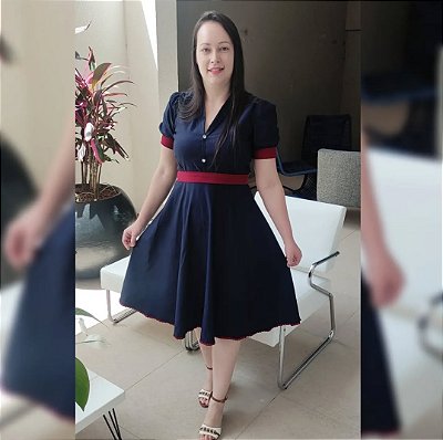 VESTIDO GOLA XALÊ
