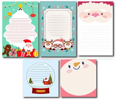 Bloco de Notas, Blocando Natal 50 folhas  Memo Pad / Notepad