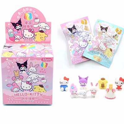 5 Borracha Surpresa Sanrio, Hello Kitty e Amigos