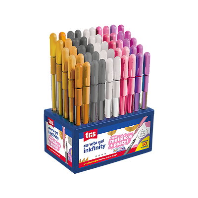 Caneta Gel Inkfinity - Cores Metálicas/Pastel