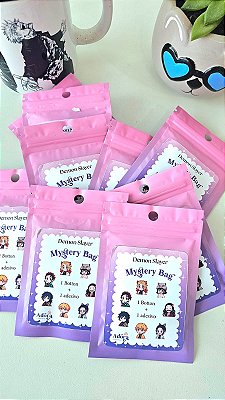 Mystery bag, blind box, pacote misteriosos, surpresa Demon Slayer
