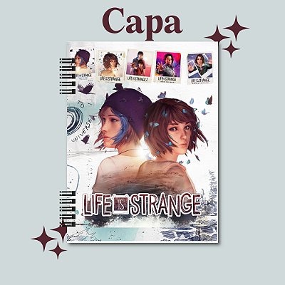 Caderno ou Fichário 1 matéria Life is Strange, Jogo
