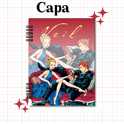 Caderno ou Fichário Veil, manga