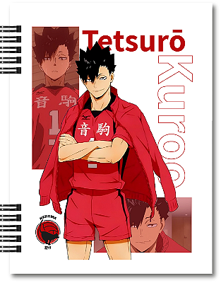 Caderno ou Fichário Kuroo - Haikyuu - Nekoma
